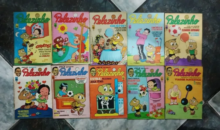 LOTE PELEZINHO PRIMEIRA SÉRIE, RELÍQUIAS DOS ANOS 1970