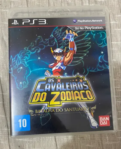 Jogo Os Cavaleiros do Zodíaco Batalha do Santuário Original Ps3