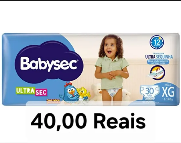 Fralda babysec de varios tamanho, consulte o seu?