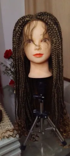Lace front box braids longa