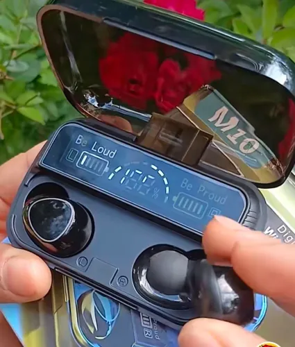 Fone de ouvido bluetooth preto 