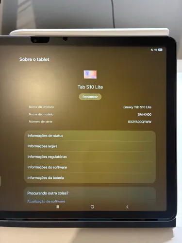 Tablet Samsung S10 Lite (Excelente estado de uso)
