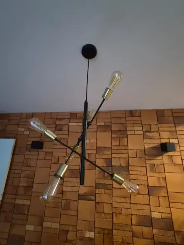 Pendente moderno / Sputnik com 6 pontos de luz