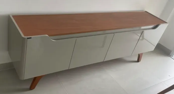 Rack Moderno 1,80 Off White Nature NOVO ENTREGA HOJE