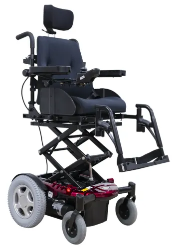 Cadeira de rodas motorizada Freedom Millenium R com elevação elétrica de altura do assento