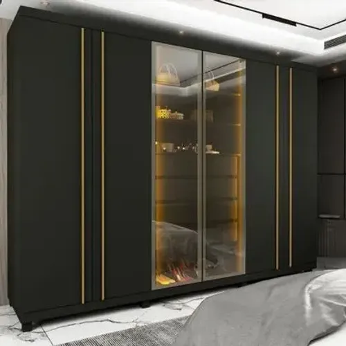 Guarda Roupa 6 Portas 4 Gavetas com LED Varios Modelos Novo