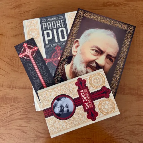 Box Padre Pio Minha Biblioteca Católica