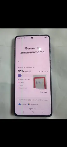 Apenas tela do s21 5g. Nao é o Fe
