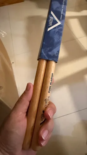 Baqueta Vater Hickory 5B Bateria Chad Smith Funk Blaster
