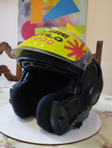 Capacete LS2 Valiant f399 Tam 62