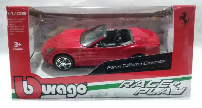 Miniatura Ferrari California Convertible 1:43 Bburago