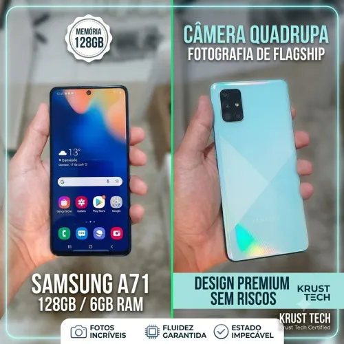 Samsung A71 6GB 128GB LINDO!