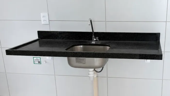 Balcão em granito com Cuba