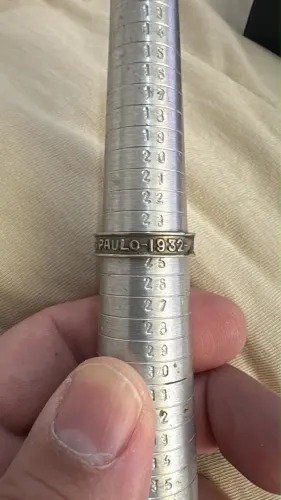 Anel da revolução 1932 São Paulo aro 24 raro