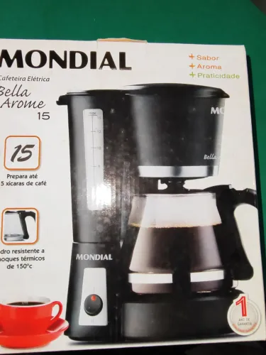 Cafeteira Mondial Bella Arome  15  Preto 110v