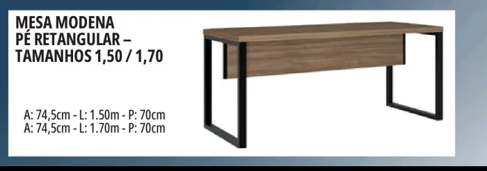 Mesa retangular