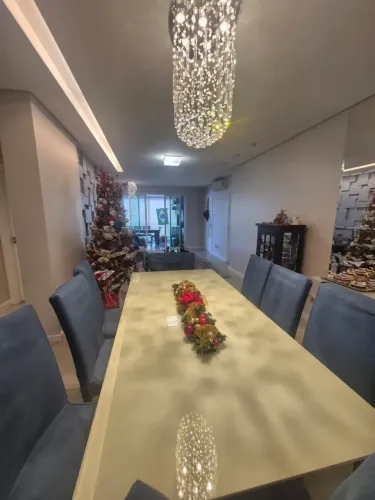 LOCAÇÃO NO CONDOMÍNIO RUBI  apartamento de 140m² MOBILIADO! 3 Suítes amplas 3 Vagas