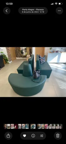 Sofá modular cavaletti 3 peças