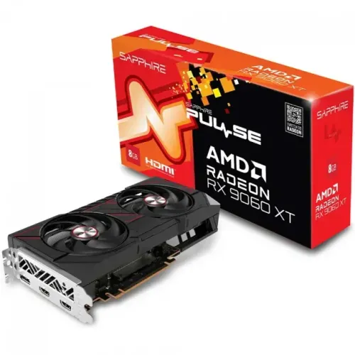 placa de vídeo Sapphire Pulse Amd Radeon Rx 9060 Xt Gaming Oc 8GB
