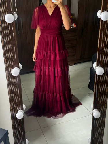 Vestido de Madrinha Marsala