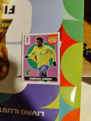 Figurinha extra legend Vini Jr copa 2026