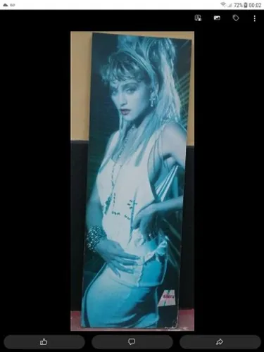 MADONNA - POSTER LANÇAMENTO 1985 - RARO