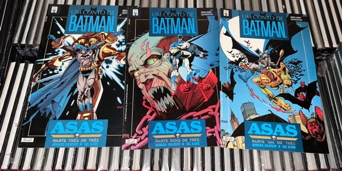 Batman asas minissérie em 3 edições completa editora abril ano 1993