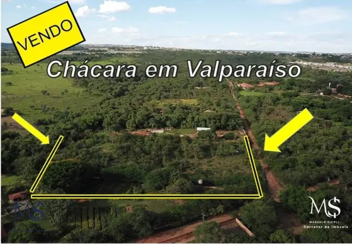 Chácara 1,85 hectares - Valparaiso- Goiás