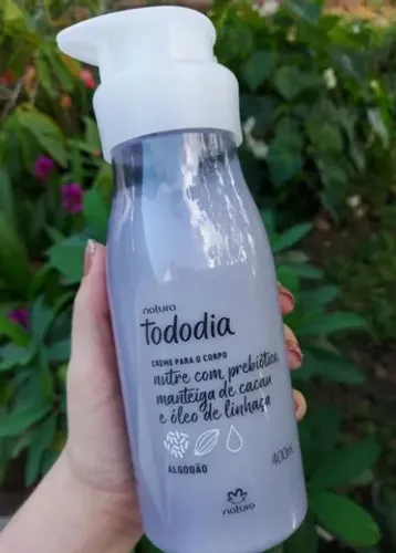 Hidratante Tododia corporal de Algodão de 400 ml e refil da Natura novos