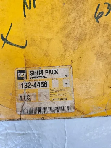 Pa carregadeira caterpillar pacote de calços novos originais 1324458
