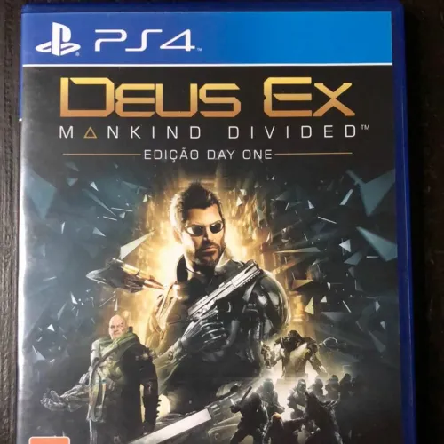 Deus Ex: Mankind Divided - Edição Day One - PS4