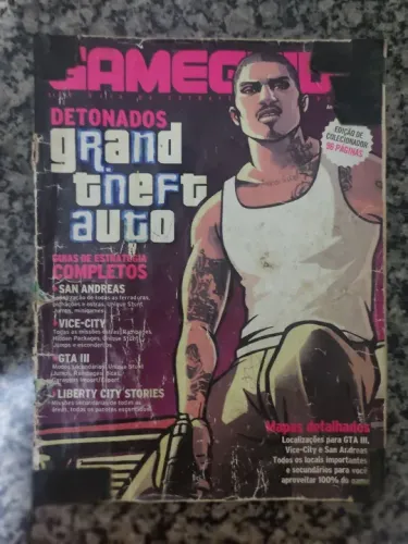 revista detonados gta's gameguide edição de colecionador 96 pag rara