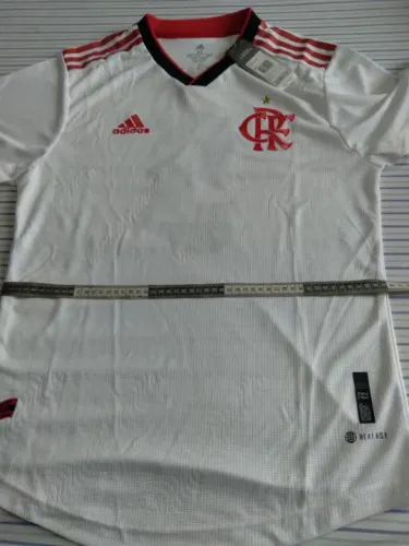 CAMISA FLAMENGO ADIDAS JOGADOR BRANCA 2022 2023 NOME WAGNER