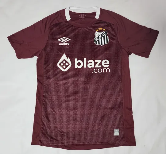 Linda Camisa De Goleiro Do Santos 2023 Umbro Vinho #1 Blaze<br>
