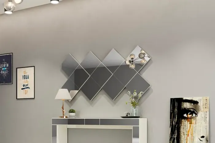 PAINEL DECORATIVO LOSANGO 3D - 100% MDF