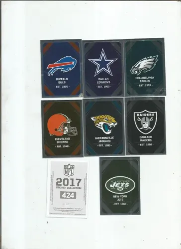 figurinhas nfl avulsas para v. completar seu album a partir 3.00 cada