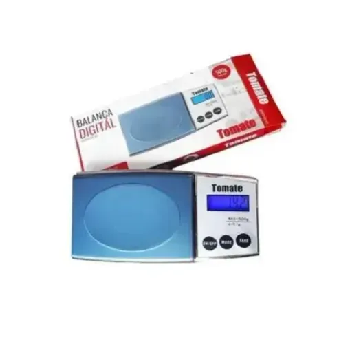 BALANÇA DE PRECISÃO DE BOLSO TOMATE MH-501 PRATA