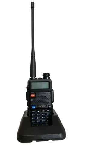 Rádio Comunicador Kapbom UV-5R com Função FM e Alto Alcance Loja Coimbra Computadores