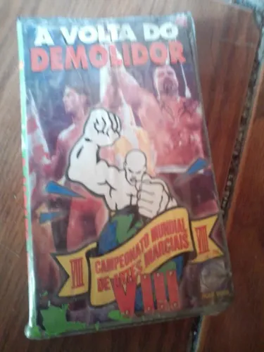 Fita cassete A volta do demolidor Campeonato de Artes Marciais 8 