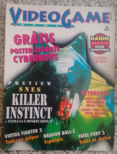 Revista Videogame Ano 5 Edição 51 Antiga 1995