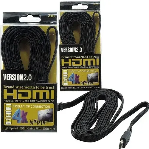 Cabo Hdmi 3 M Divisor Splitter 1 HdMI - 2 HdMI Conversor Hdmi Para Vga hdmi 3rca 33a45