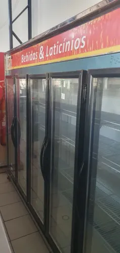 Expositor Refrigerador para bebidas & laticínios