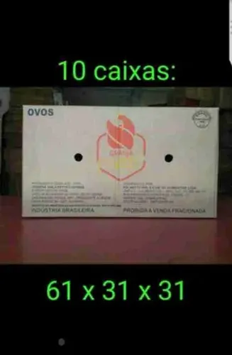 10 caixas de papelão + 1 fita adesiva