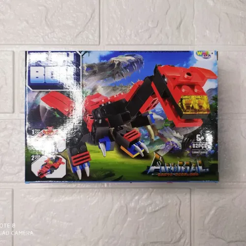Bloco De Montar Veiculos Selva Lego Wb7712 Play Boyx - Carnotaurus
