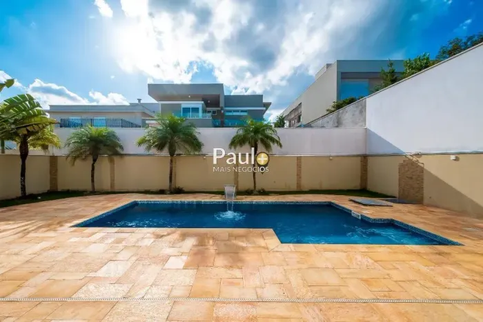 Sobrado à venda em Campinas, Loteamento Mont Blanc Residence, com 4 suítes, com 437 m²