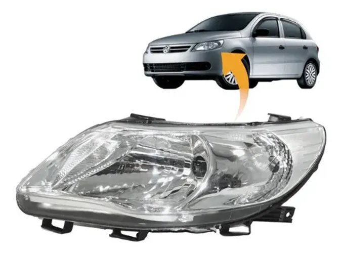 Farol Gol Voyage Saveiro G5 2009 2010 2011 2012 Simples Le