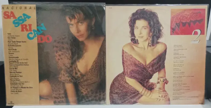 Trilha Sonora Novelas Nacional - Lote com dois LPS - Tieta 2 e Sassaricando - òtimo estado