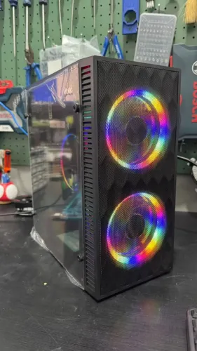 Computador gamer i7 2600 3.40ghz 4/8 16gb memória ssd nvme 128 Rx 550 4gb