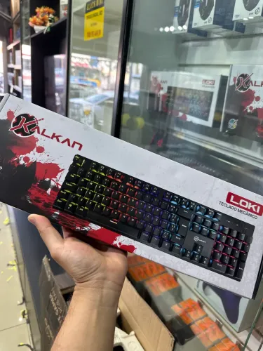 Teclado Mecânico swit azul - 1. Ano de garantia - Lojaswiki