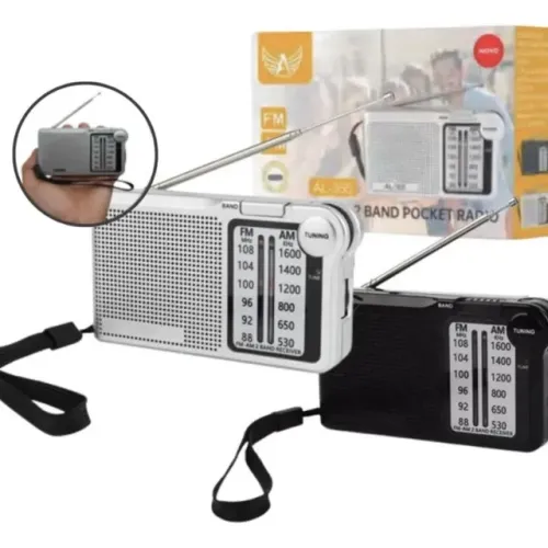 Radio Am E Fm Pilha Presente Pai Vô Portátil Pequeno Bolso
